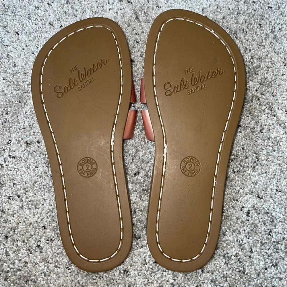 AUTH NIB Salt Water Sandal by Hoy Shoes Classic Slide Little Kid US 2